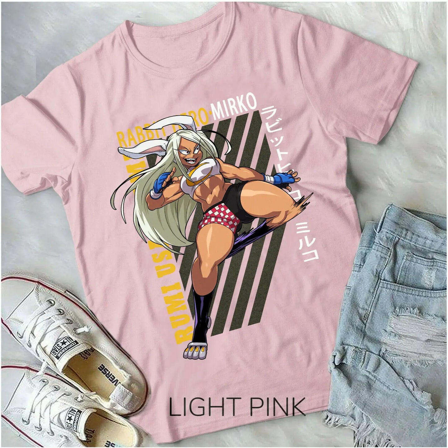 Rabbit Hero Mirko,Rumi Usagiyama,Boku no Hero,Unisex T-Shirt