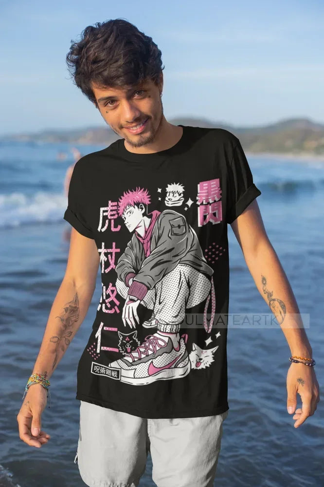 Yuji Itadori Jujutsu Kaisen Graphic Tee