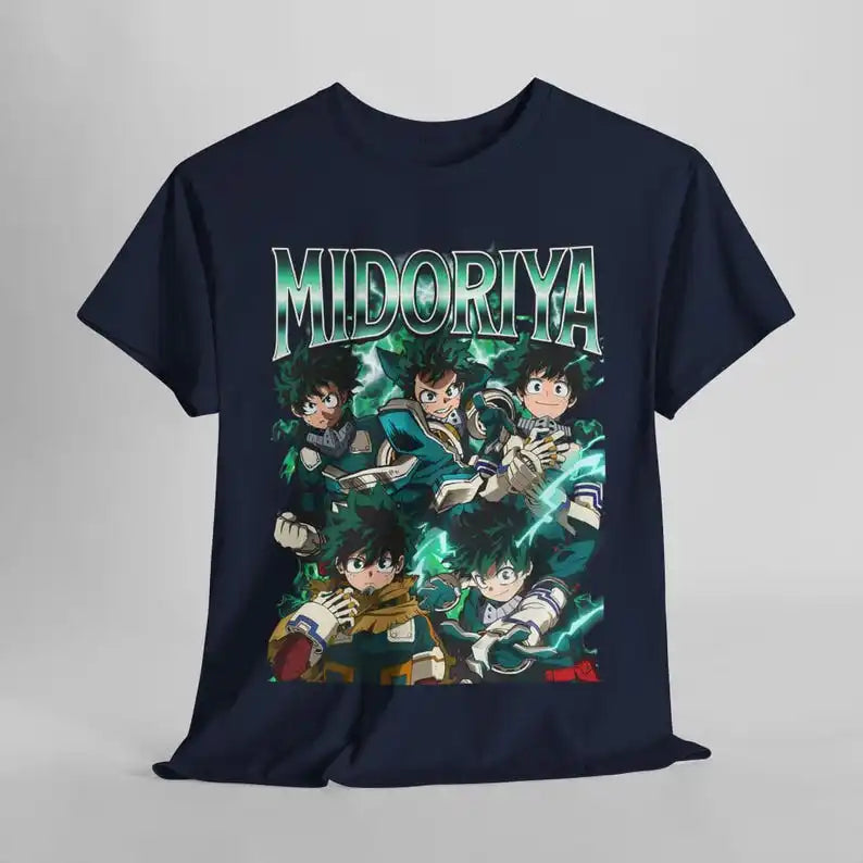 Izuku Midoriya My Hero Academia Graphic Print T-shirt
