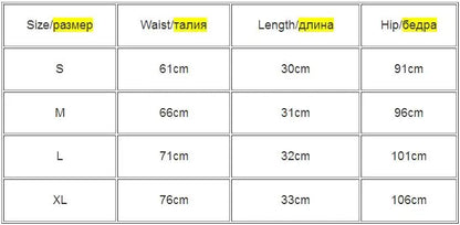 Solid Color White Stripe Shorts