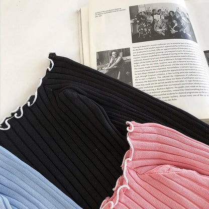 Anna Ruched Slash Collar Sweater Top