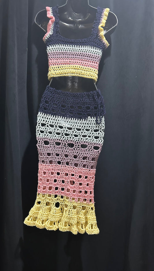 Sunset On The Beach Two Piece Set