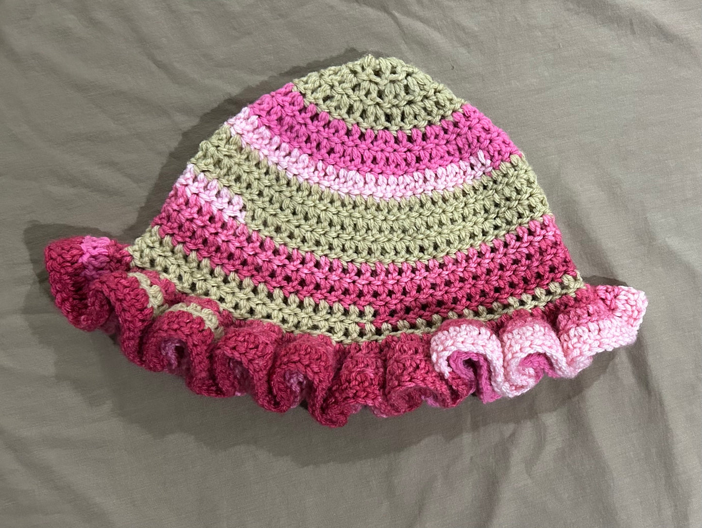 Pink Sugar Striped Hat