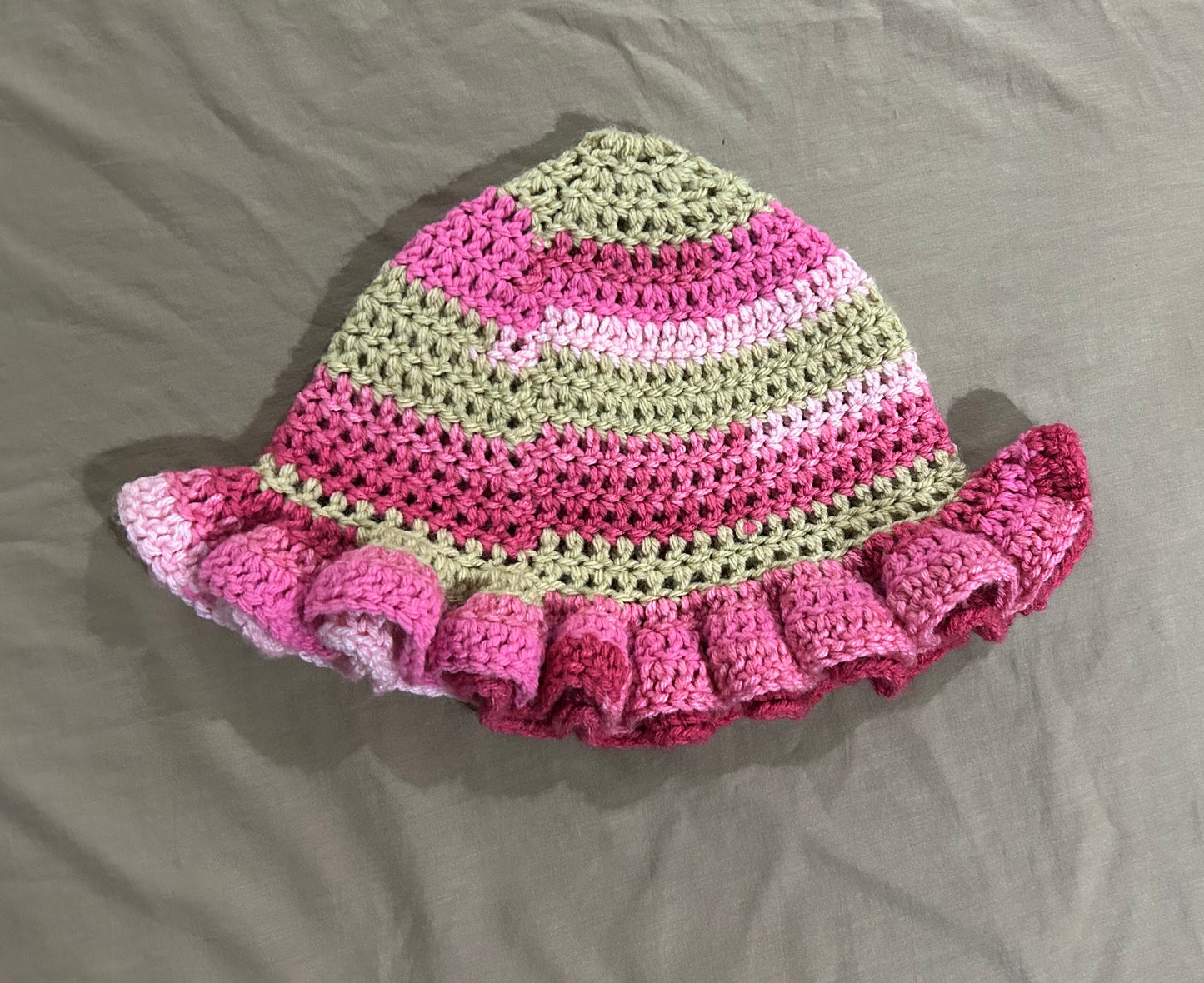 Pink Sugar Striped Hat