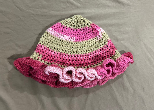 Pink Sugar Striped Hat