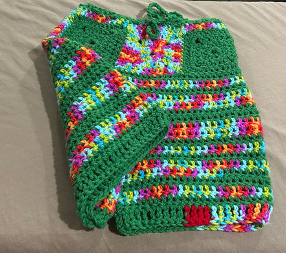 Green Festive Shorts