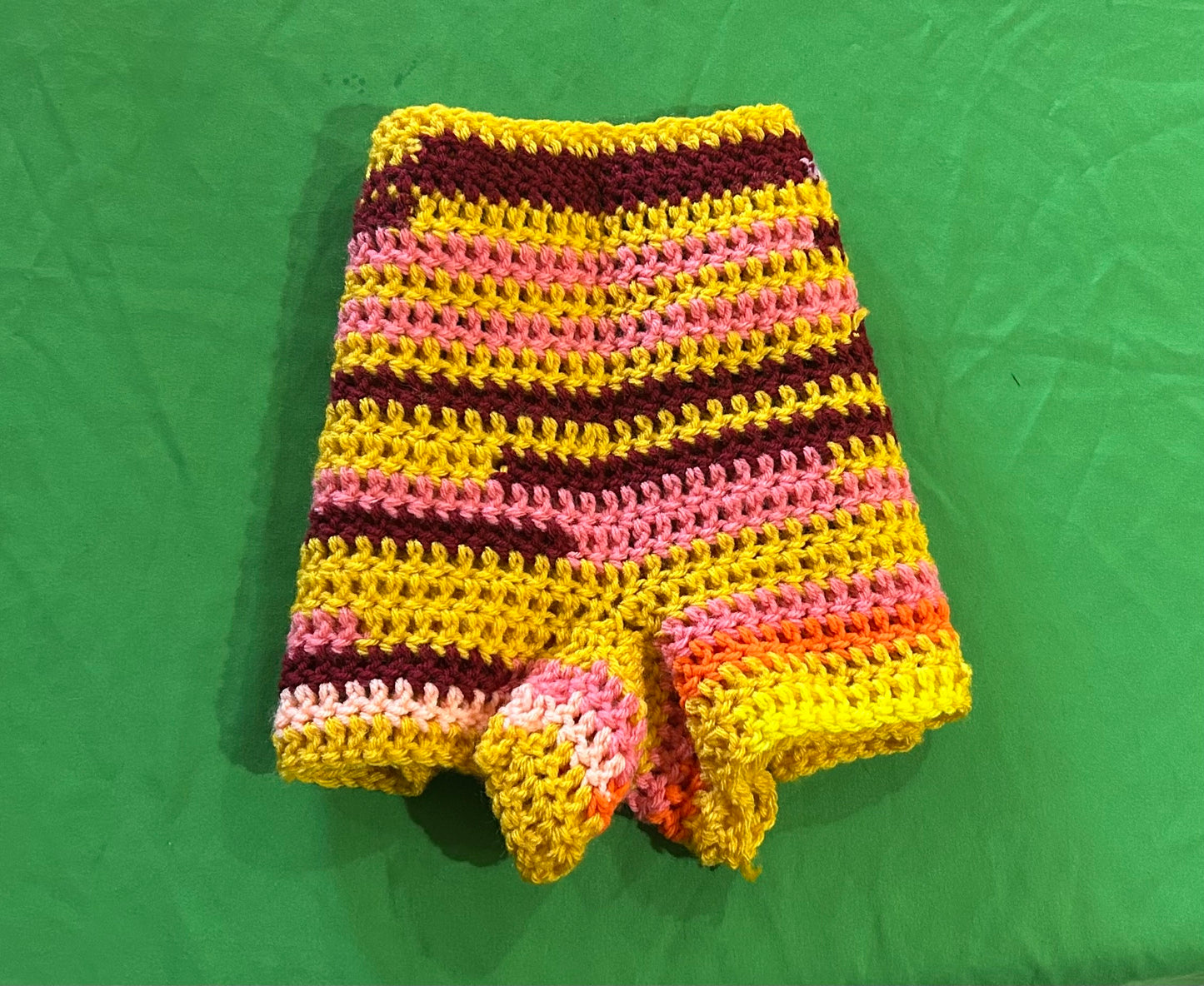 Golden Burgundy Micro Shorts