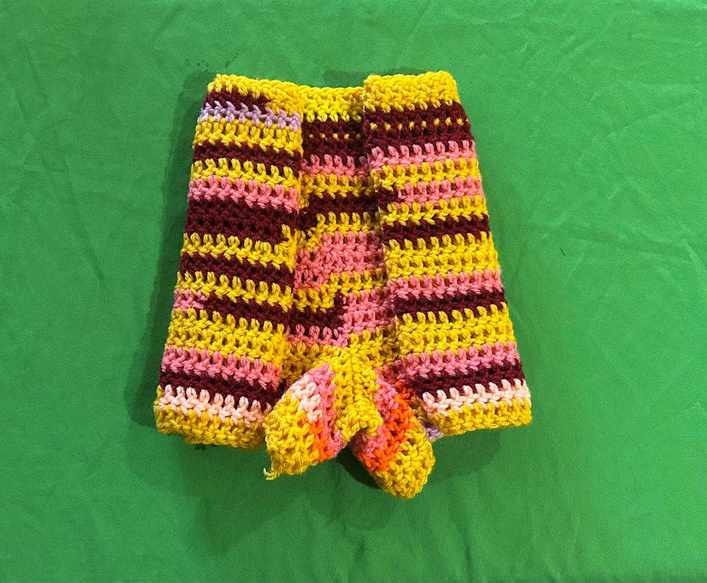 Golden Burgundy Micro Shorts