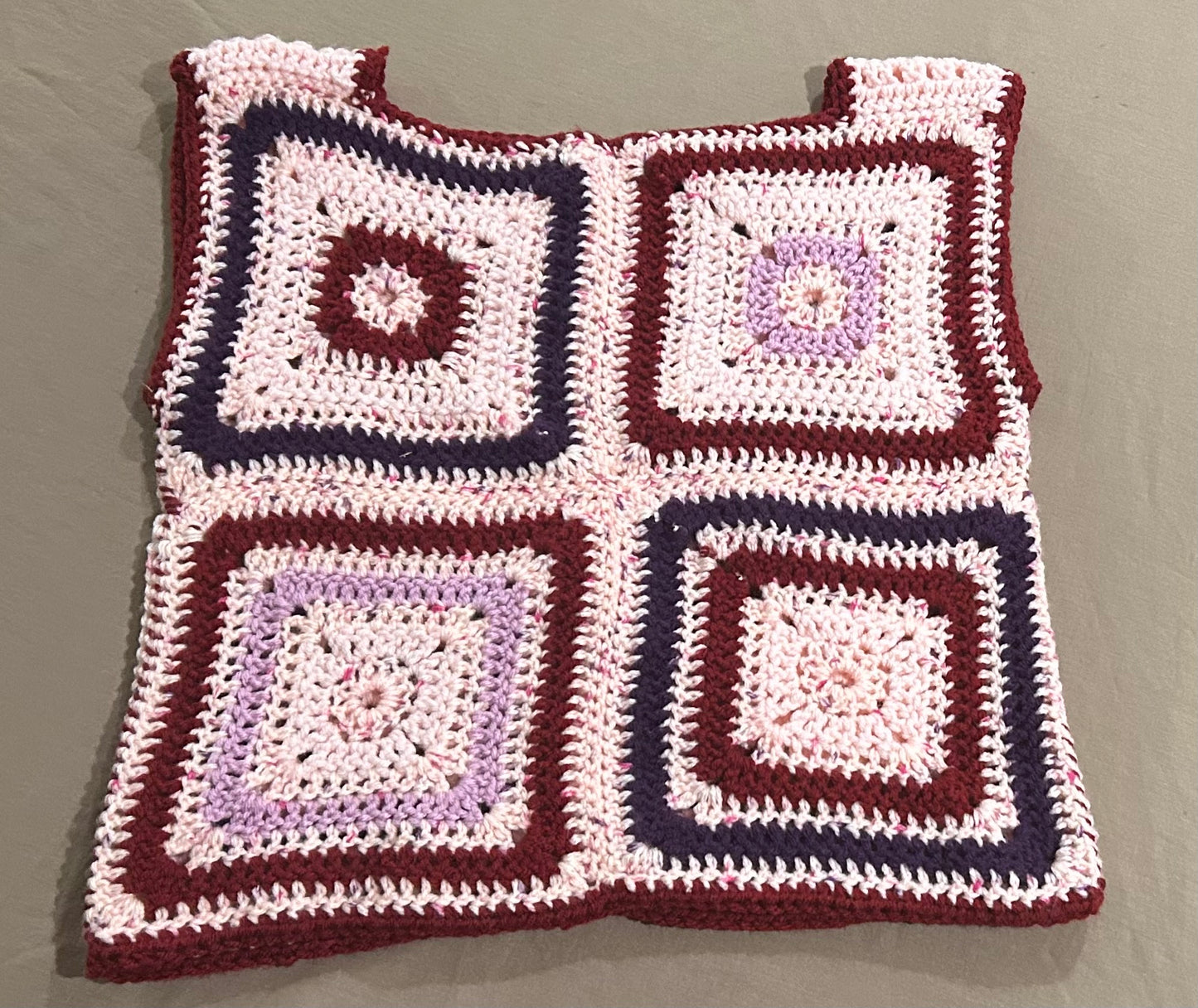 Pink Purple Red Vest