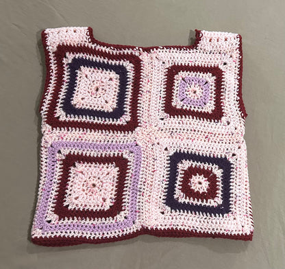 Pink Purple Red Vest