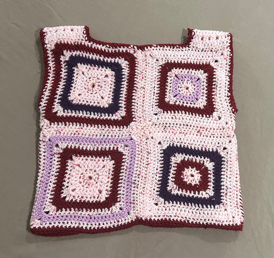 Pink Purple Red Vest