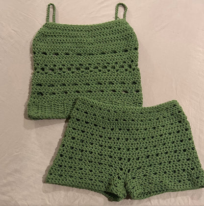 Mesh Forest Two Piece Set