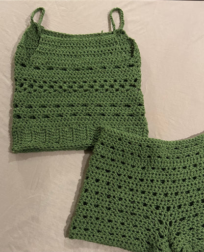 Mesh Forest Two Piece Set