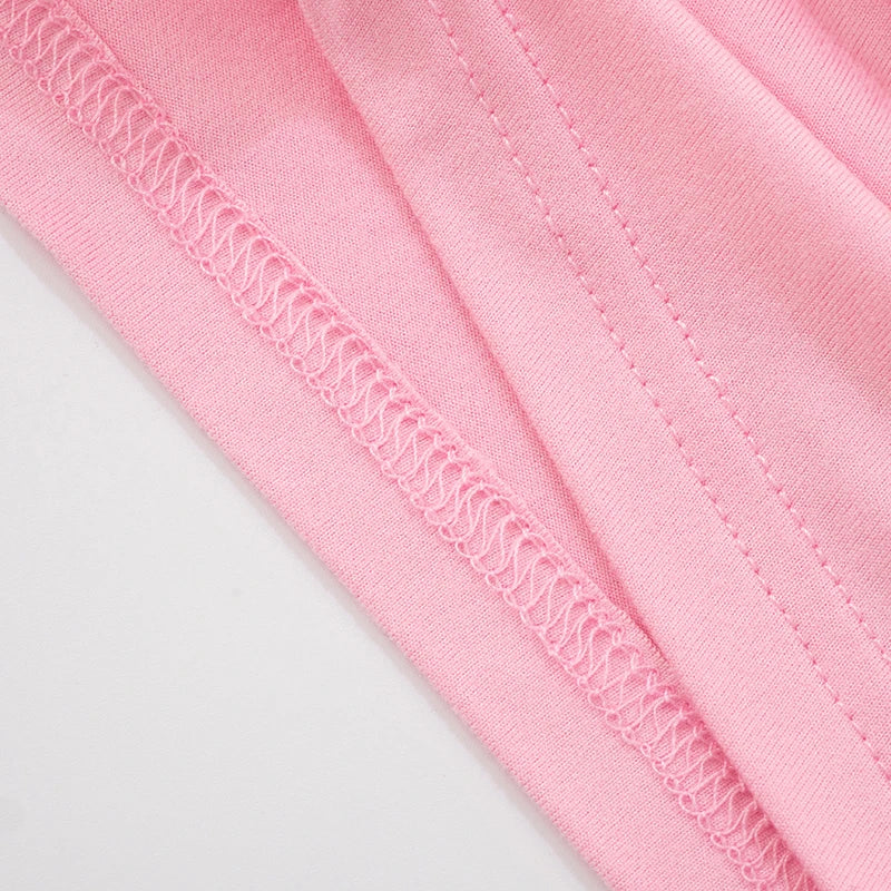 Carina Solid Color Love Hollow Out Long-Sleeve Top