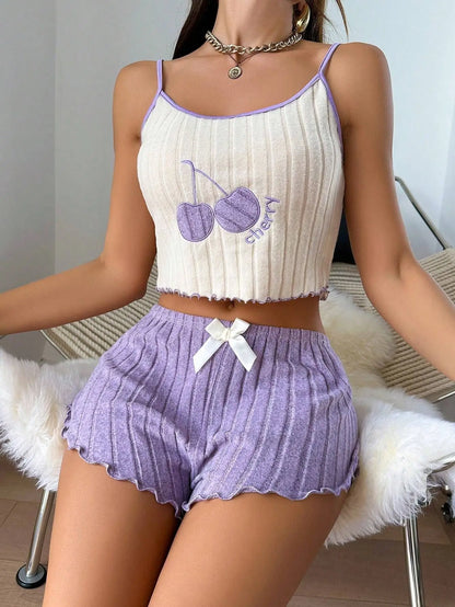 Cherry Loungewear Set