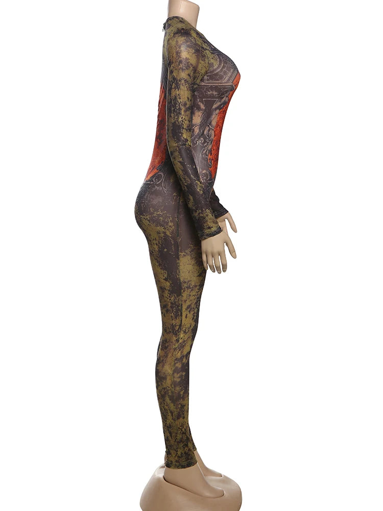 Red All Over Jumpsuit