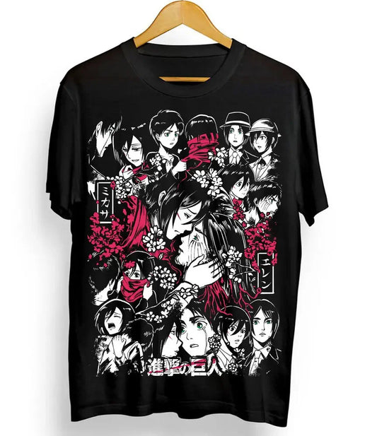 Attack on Titan Eren and Mikasa T-Shirt