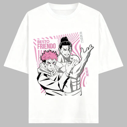Jujutsu Kaisen Anime Itadori Yuji Aoi Todo T-shirt