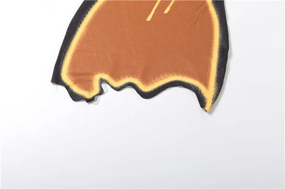 My Honey Tulip Print Mini Dress