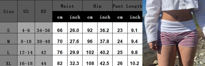 Fold Over Contrast Color Elastic Low Waist Lounge Micro Shorts