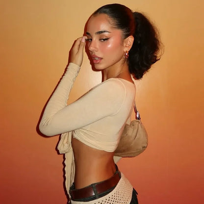 Brooke Tie Front Top