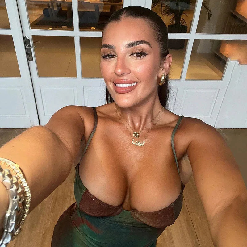 Christie Tie Dye Print Maxi Dress