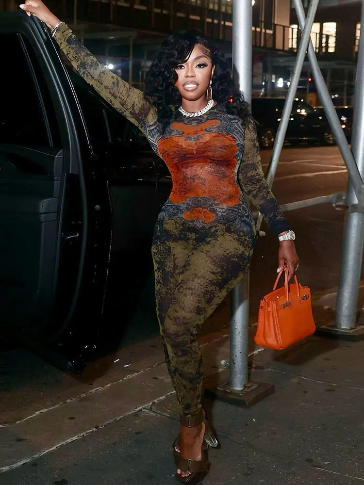 Red All Over Jumpsuit