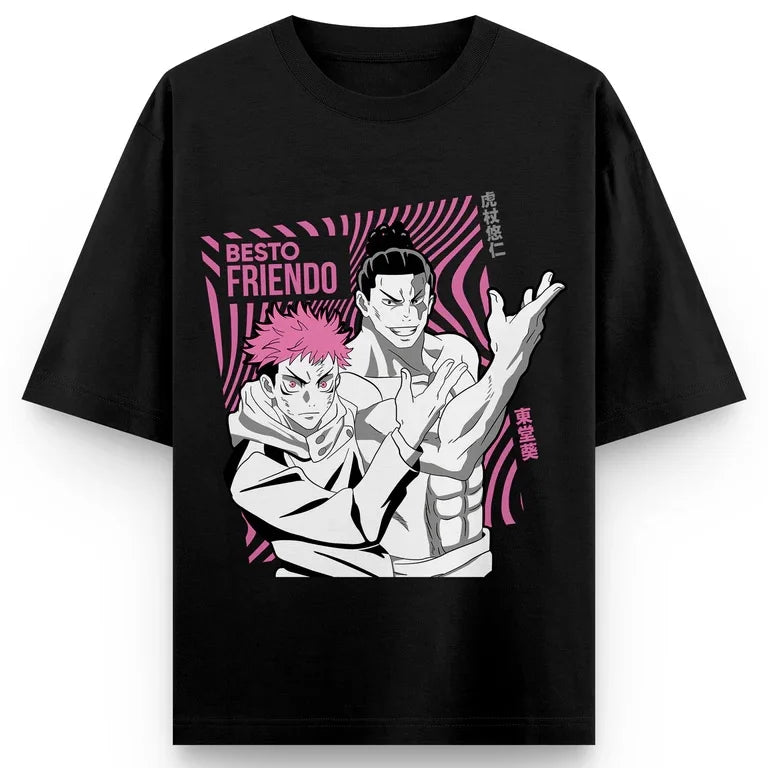 Jujutsu Kaisen Anime Itadori Yuji Aoi Todo T-shirt