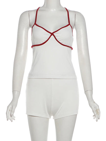 Red Lines 2 Piece Set