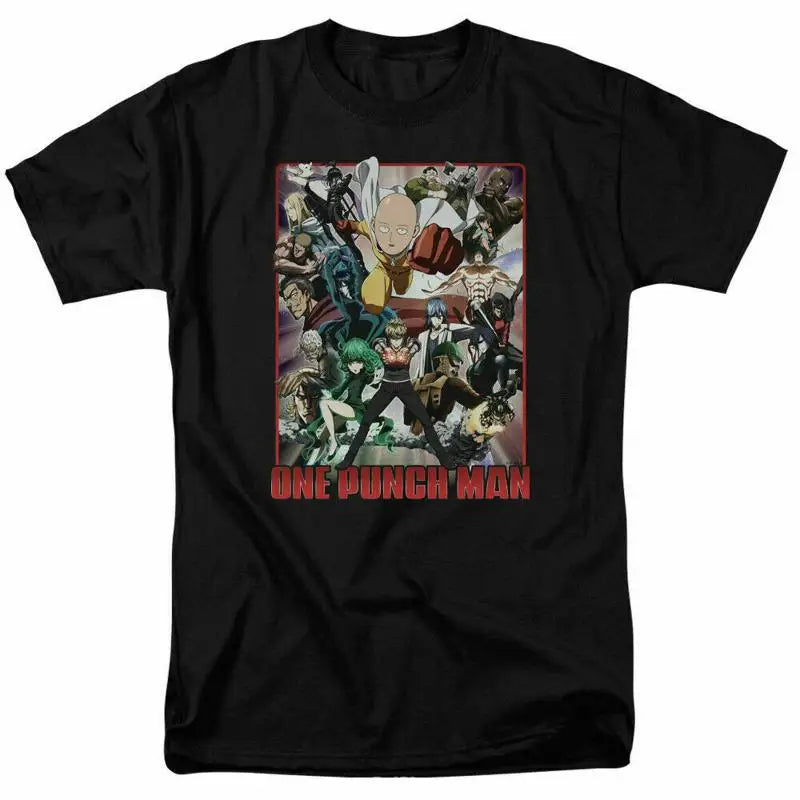 One Punch Man Cast of Characters T Shirt