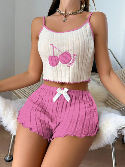 Cherry Loungewear Set