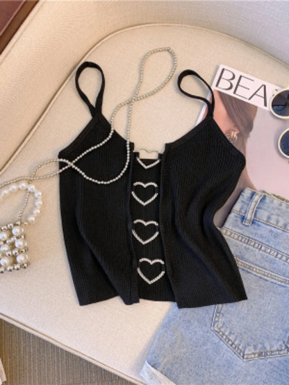 All My Love Heart Decor Cami Top