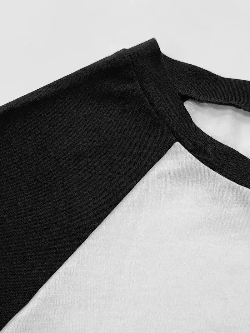 Cute Black Cat Print T Shirt