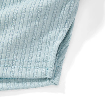 Side Split Comfy Elastic Waist Pajama Shorts