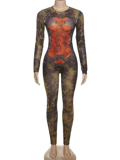 Red All Over Jumpsuit