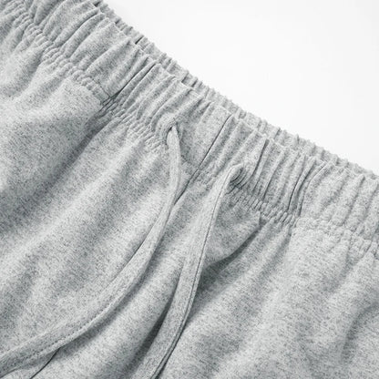 Loose Drawstring Pants Casual Sporty Two Piece Set