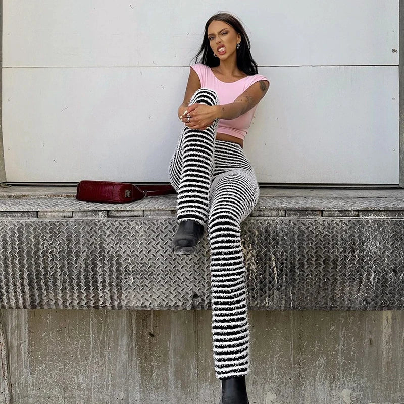 Walk With Me Striped Long Pants