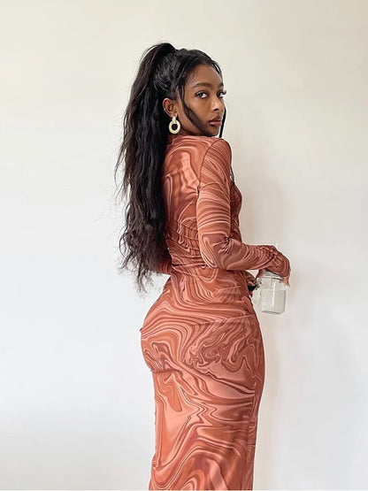 Talia Long Sleeve Bodycon Dress