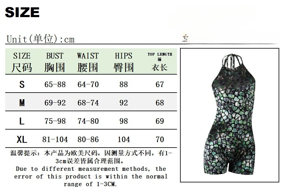 Green Contrasting Color Halter Neck Backless Jumpsuit