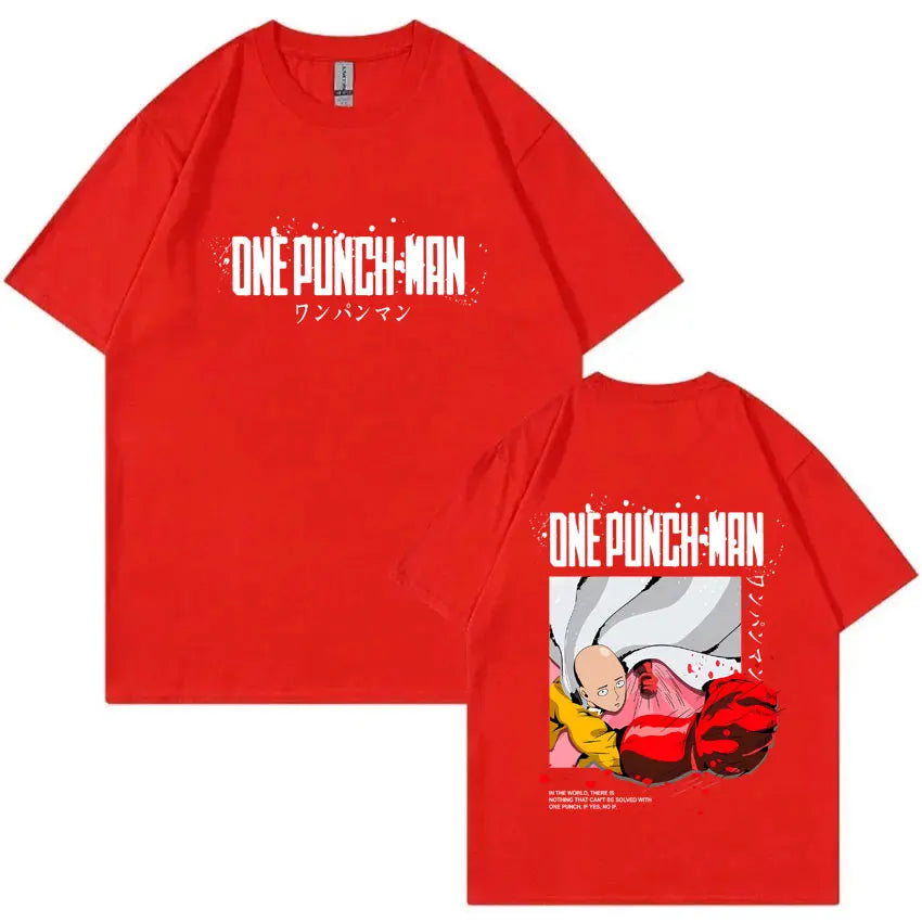One Punch Man Saitama Print T-shirt