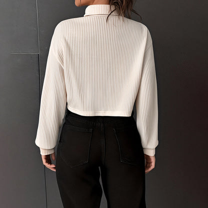 Solid Color Semi Turtleneck Jumper