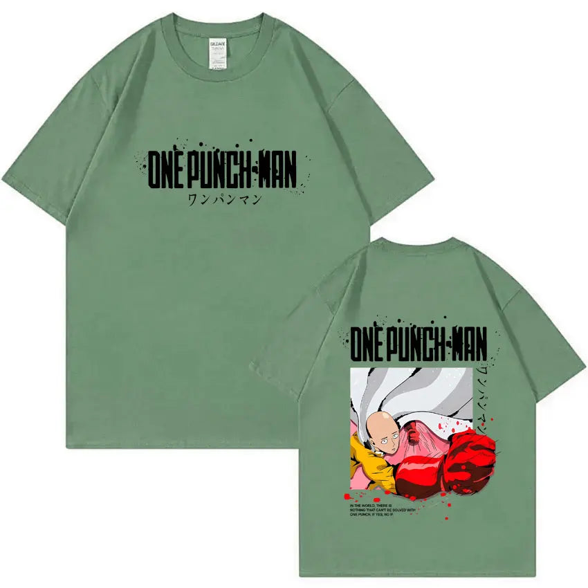 One Punch Man Saitama Print T-shirt
