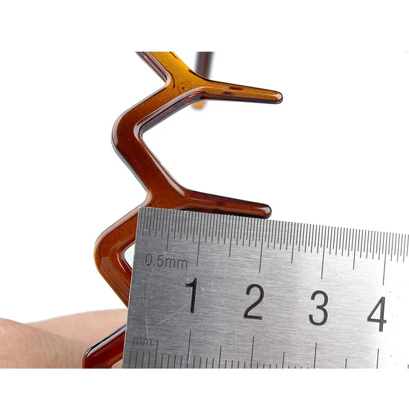 2pcs/set Teeth Non-slip Hair Comb Plastic Headband Hair Ornament Accessories