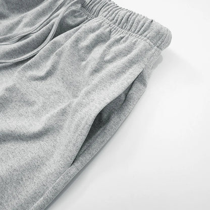 Loose Drawstring Pants Casual Sporty Two Piece Set