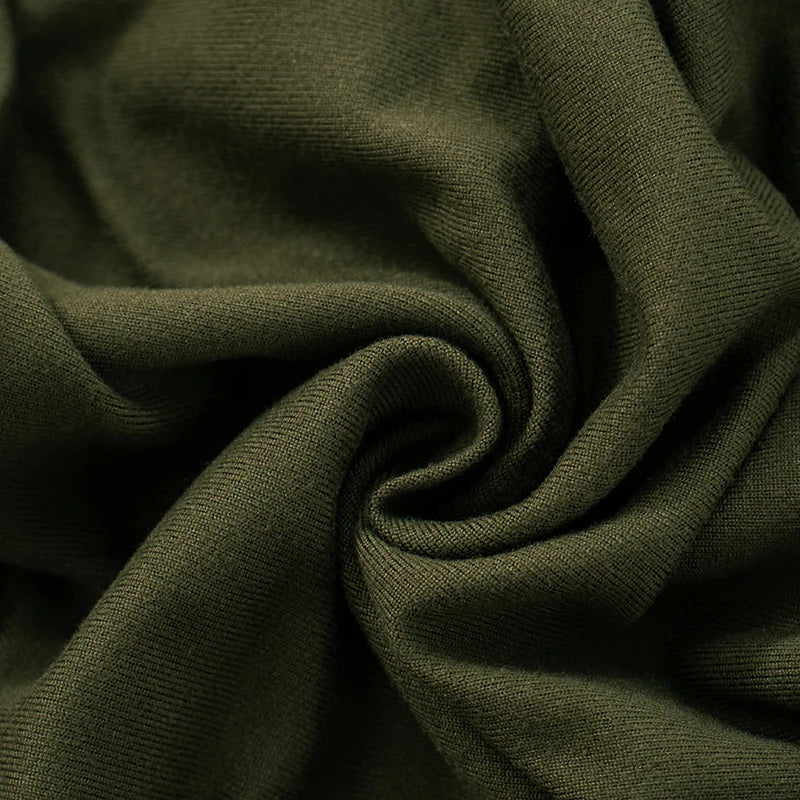 Solid Color Swing Collar Shrink Pleated Irregular Tank Top