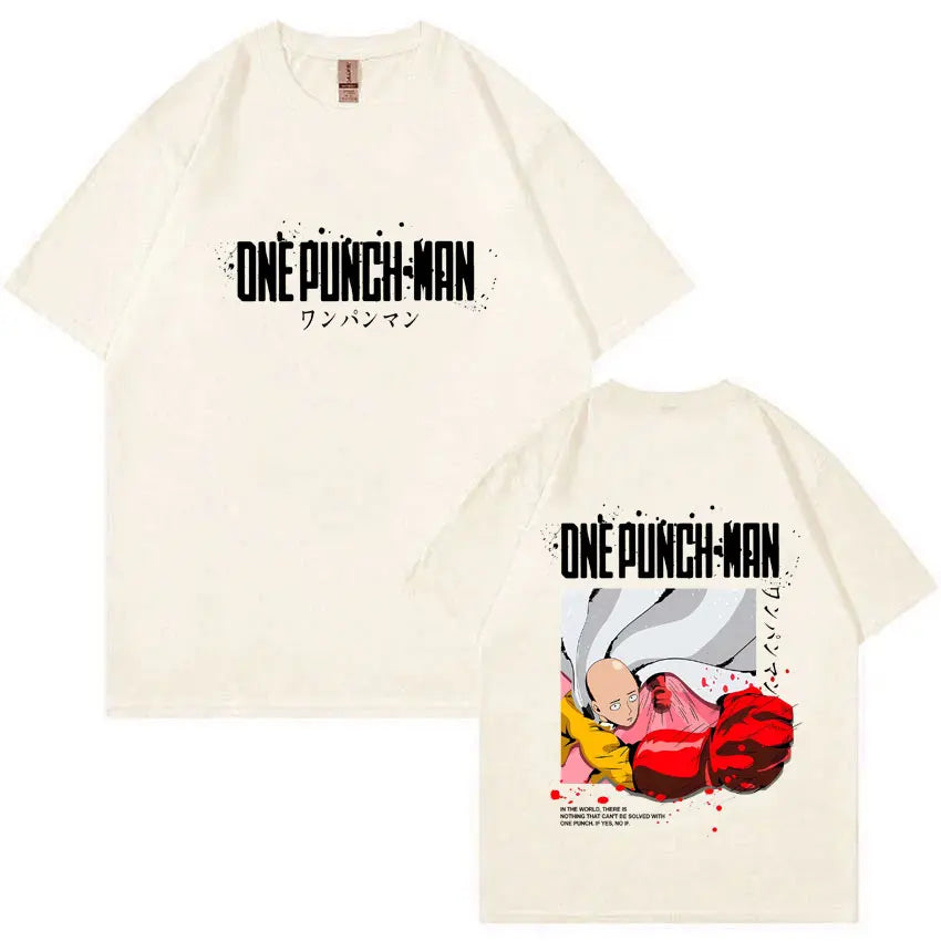 One Punch Man Saitama Print T-shirt