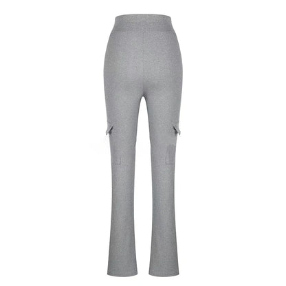 Butterfly Printed Zipper Pants