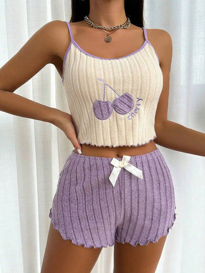 Cherry Loungewear Set