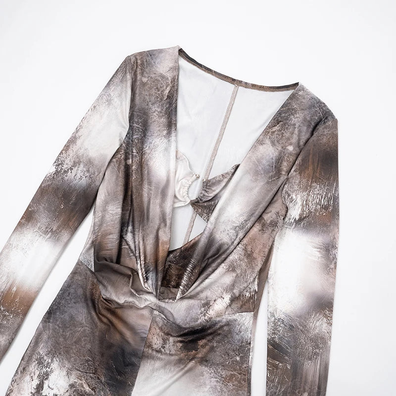 Swing Collar Strapless Top Jumpsuit