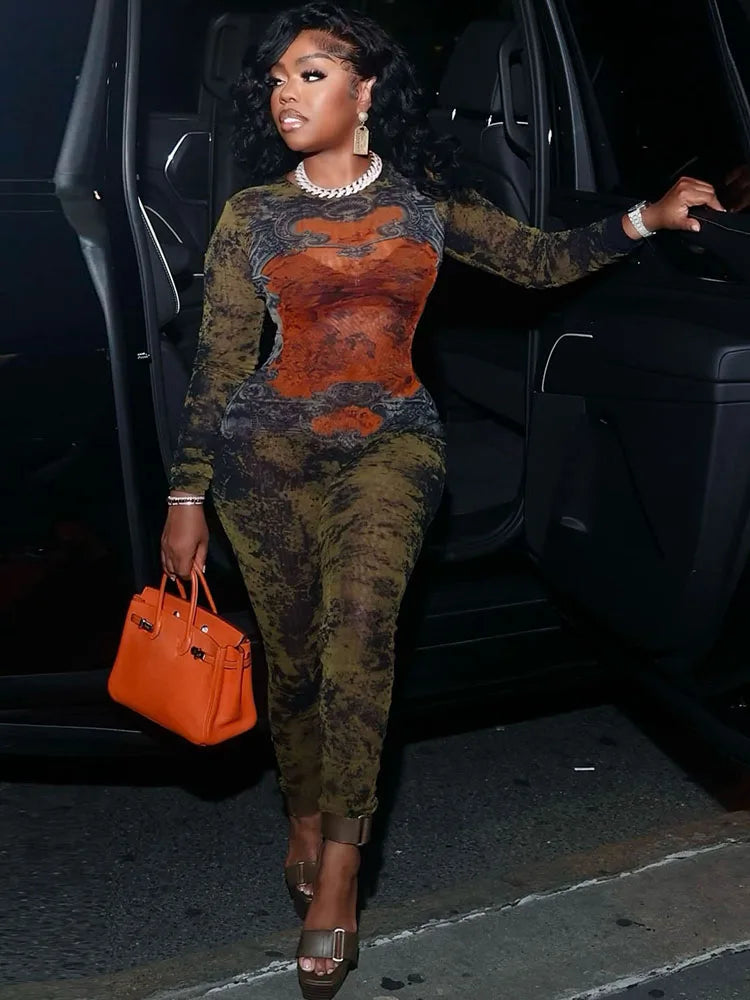 Red All Over Jumpsuit